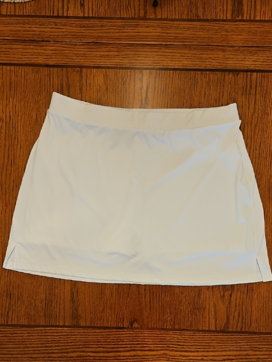 Pants - Women's Athletic Tennis Golf Skort White XL Pull On White